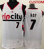 Portland Trail Blazers Custom Rip City White Swingman Jersey,baseball caps,new era cap wholesale,wholesale hats